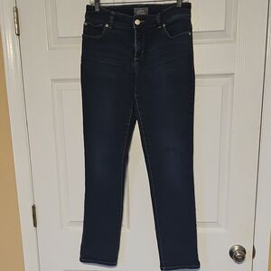 Chico's Dark Blue Straight Leg Jeans
